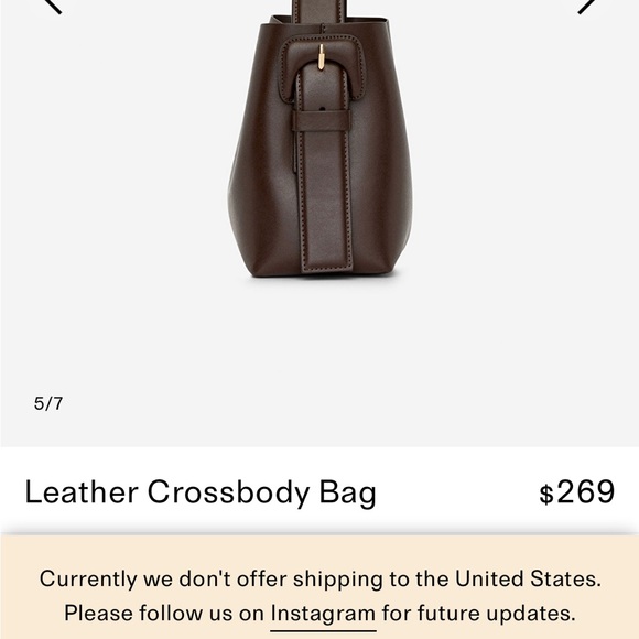Arket Brown Leather Bag - Picture 8 of 13